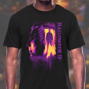 MEDIUM HALLOWEEN II T-SHIRT - Vintage Style Retro Michael Myers Classic Sequel